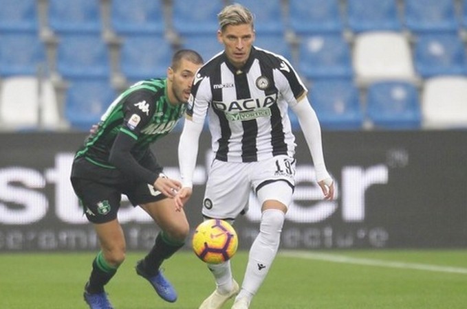 撒索洛客场不敌乌迪内斯，遭遇两连败